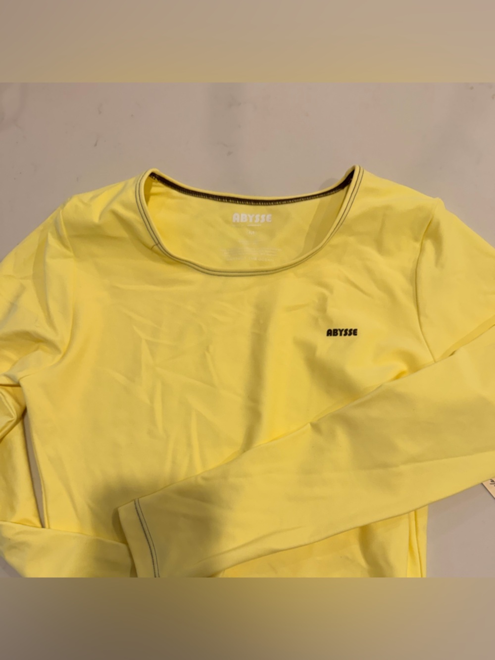 Abysse Poppler Rashguard Top - Vanilla sz M - Picture 2 of 4